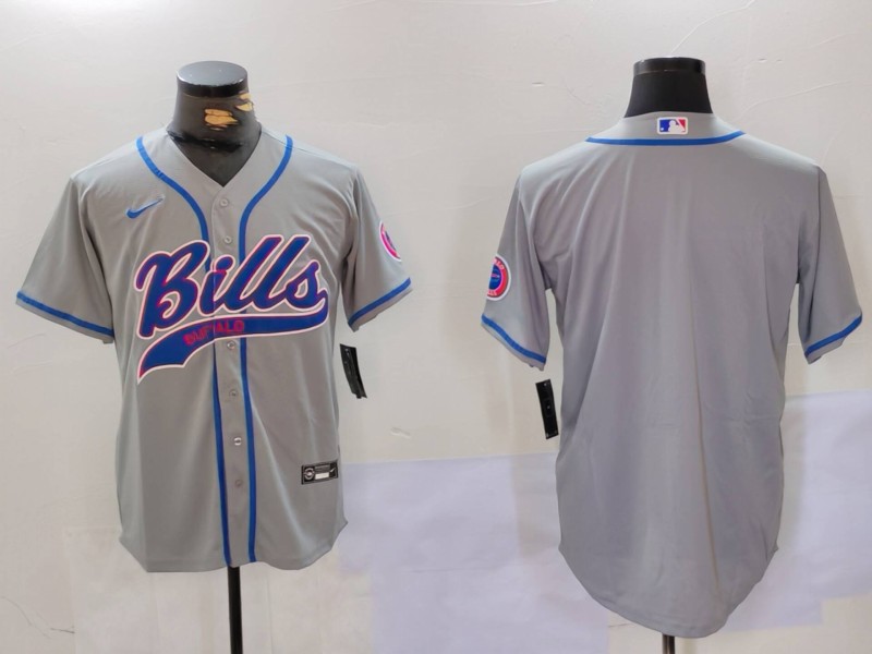 Men Buffalo Bills Blank Grey Joint Name 2024 Nike Limited NFL Jersey style 912->indianapolis colts->NFL Jersey